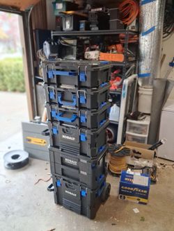 I got the KOBALT CASE STACKboxes