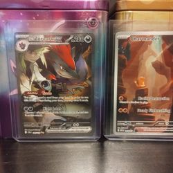 N's Zoroark Full Art & Charmander Full Art 151 Pokémon 