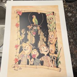 Disney Art Lithograph 