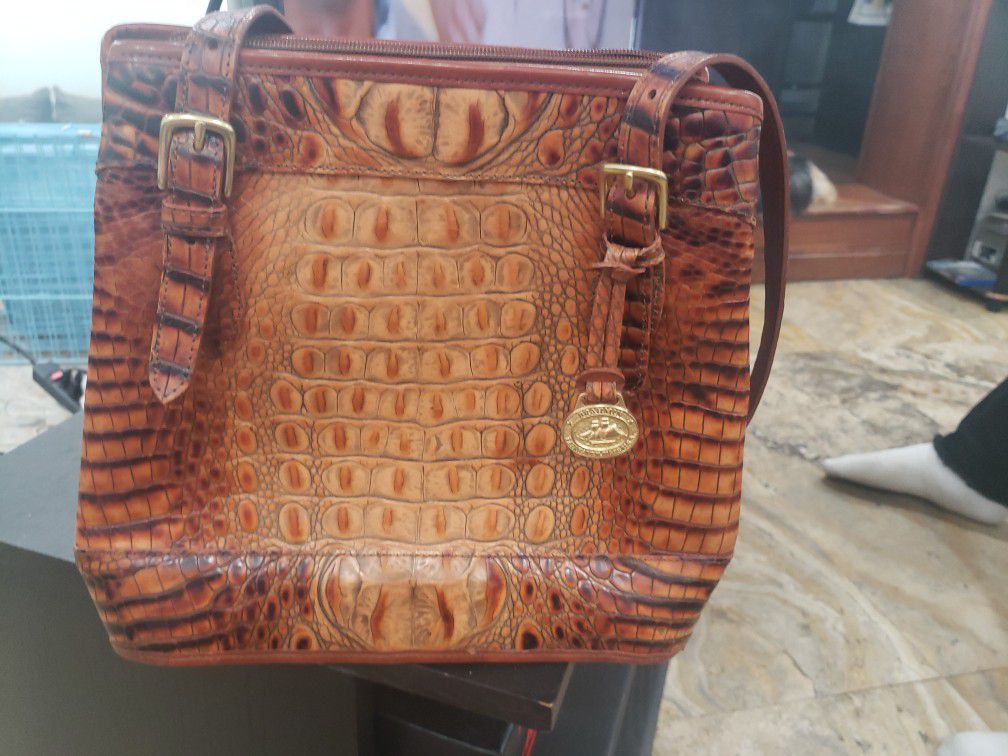 Brahmin Purse Handbag & Wallet Set - Crocodile $250 for Sale in Port St.  Lucie, FL - OfferUp