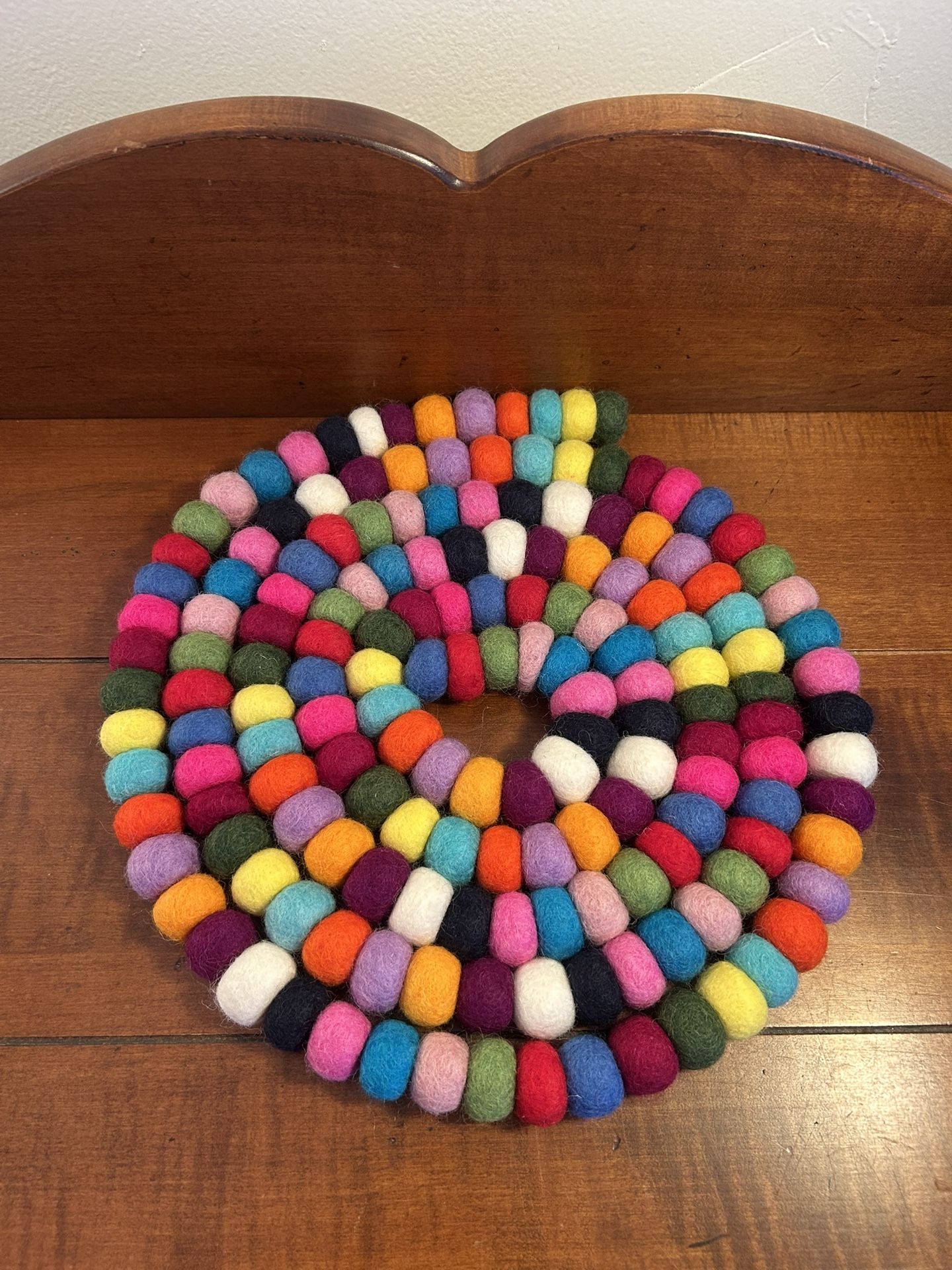 1 Trader Joe’s 9’ Felted Wool Garland