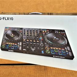 Pioneer DJ DDJ FLX10 4 Channel Mixer Stems Ready FX Pads Rekordbox Serato Controller DDJ-FLX10 🚨 Payment Options Available 🚨 No Credit Needed 🚨 