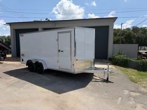 Alcom 7 x 16 Aluminum Enclosed Trailer 7k