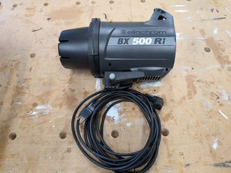 2 Elinchrom BX 250 ri monolights and 1 elinchrom BX 500 ri monolight