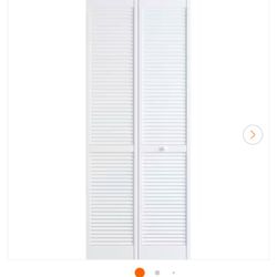 Veranda 24 in. x 80 in. Solid Core White Wood Interior Closet Bi-fold Door  Brand new in plastic.  Available 1 $105 obo  Solid Pine Bi-fold Doors look