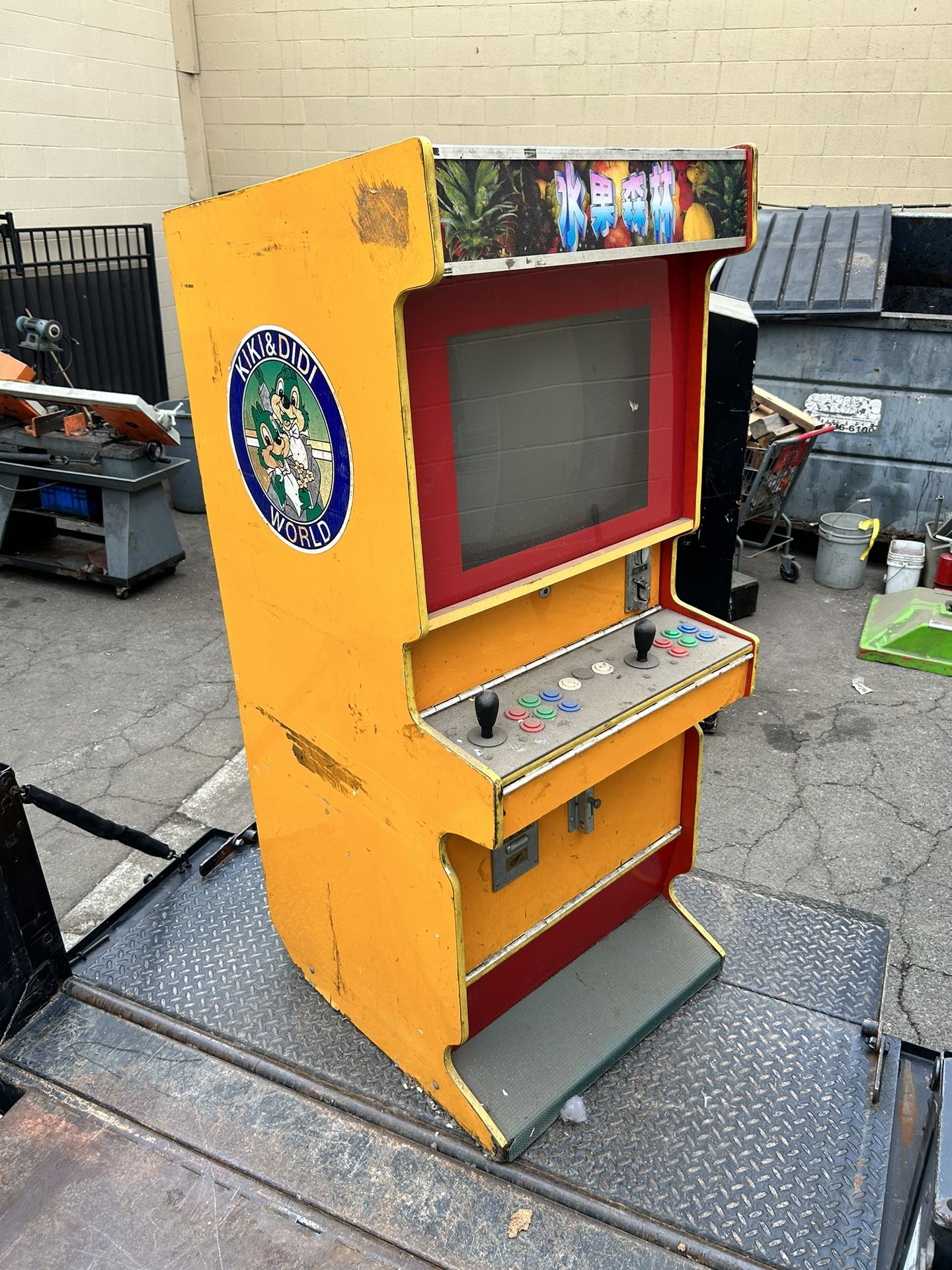 Japanese Mini Cute Jamma Arcade Video Game Machine Kiki And Didi World Cabinet