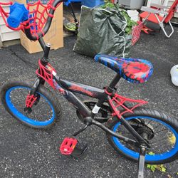 Boys Spiderman Bike