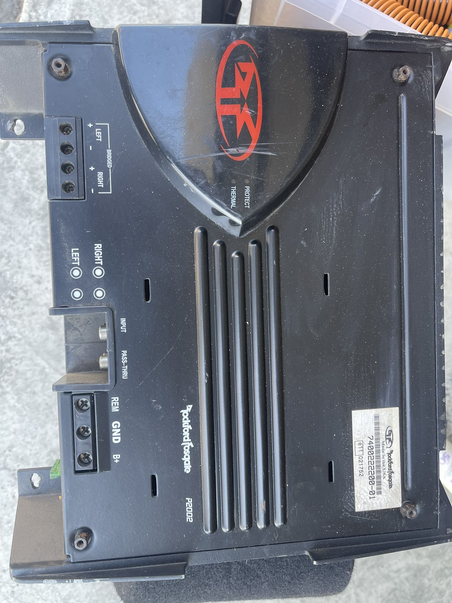 Rockford Fosgate P2002 Amp Amplifier
