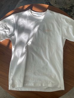 Off white tape measuring shirt