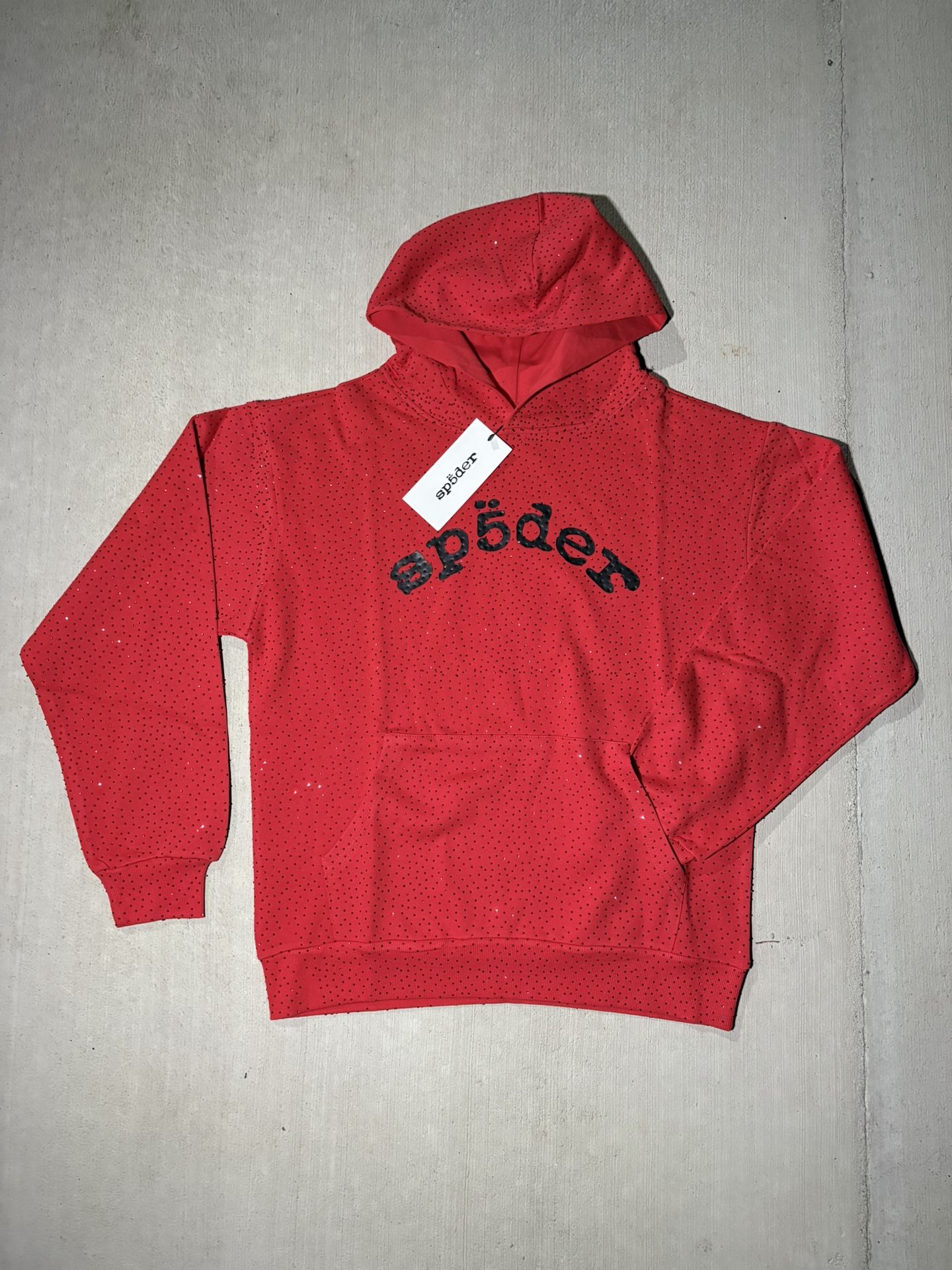 Red VVS Spider hoodie BRABD NEW medium