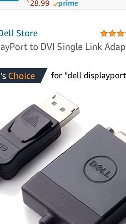 Display Port to DVI Connector