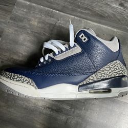 Nike Air Jordan Retro 3 Georgetown Size 9.5