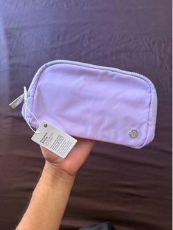 Purple belt bag