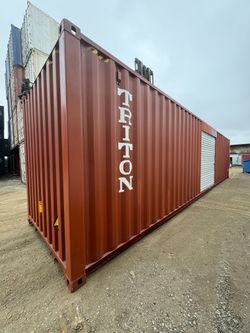 40FT HIGH CUBE SHIPPING CONTAINER – SIDE ROLL UP DOOR