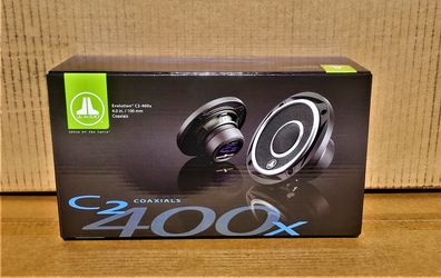 JL Audio Car Speakers Set C2 4" 2-Way Coaxial Speaker System 105 Watts C2-400X 🚨 Payment Options Available 🚨 No Credit Needed 🚨 