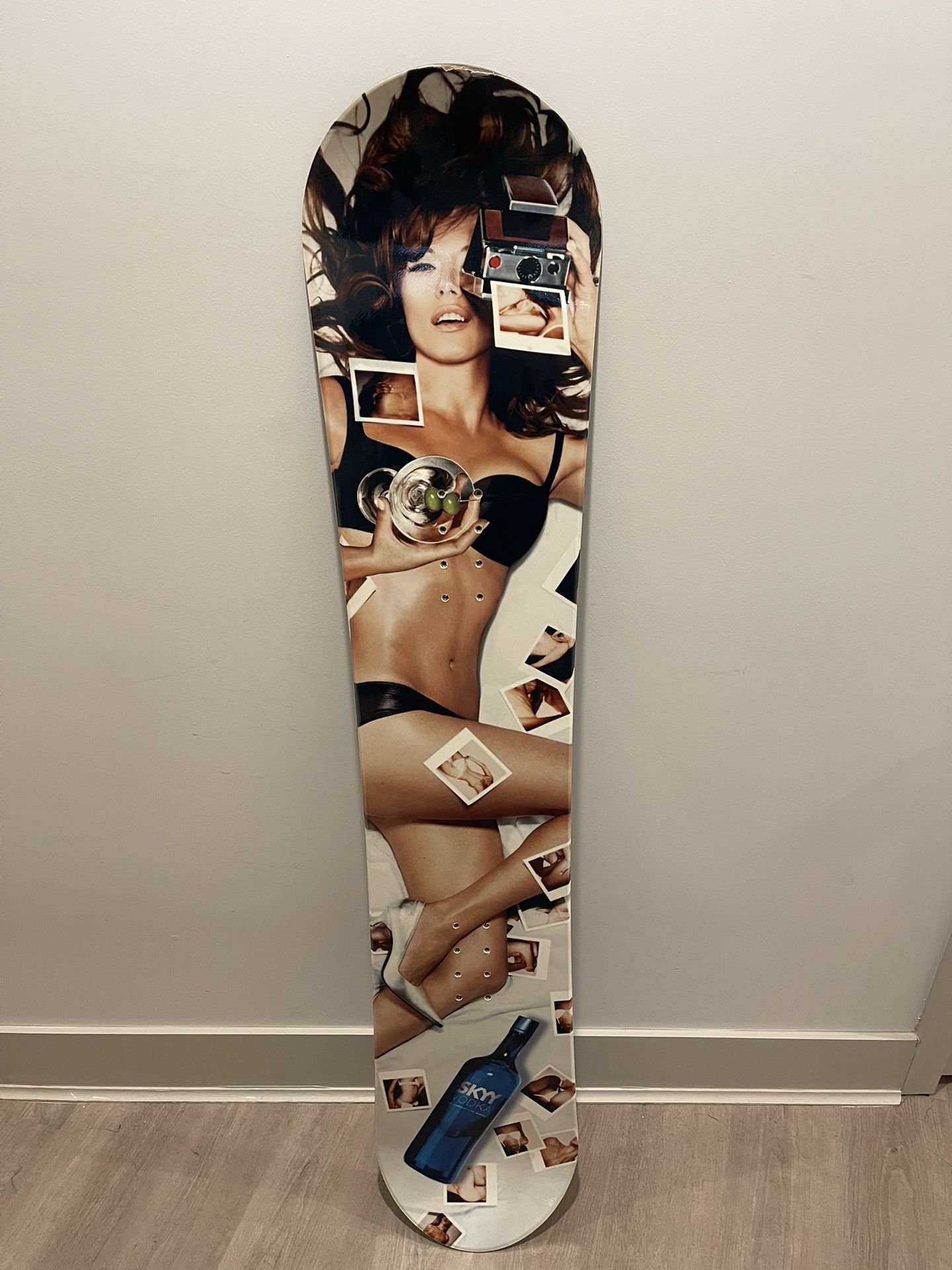 Sky Vodka Display Snow Board