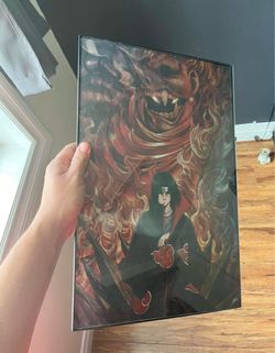 Naruto | Uchiha Clan 3D Holographic Framed Wall Art Print (17.4" x 11.3")