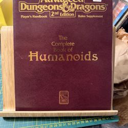 Advanced Dungeons & Dragons: The Complete Book of Humanoids by Bill Slavicsek