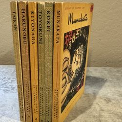 Lot of 6 Kodansha Library Of Japanese Art 1950s 60s Full Color Plates