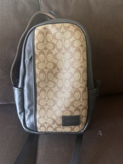 Leather Coach Backpack