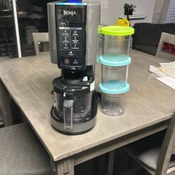 Ninja Creami Ice Cream Mixer and 3 mixing cups