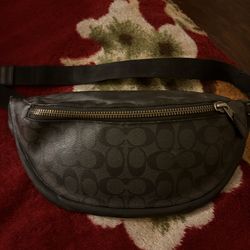 Coach Signature Canvas Belt Bag Fanny Pack