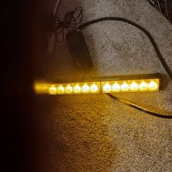 Yellow Blinking Emergency Light
