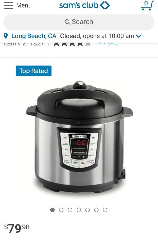 Tramontina qt electric pressure cooker With Manual And