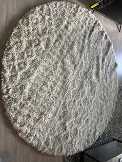 SURYA RHAPSODY CREAM ROUND INDOOR SOLID BOHEMIANECLECTIC AREA RUG 8'ROUND