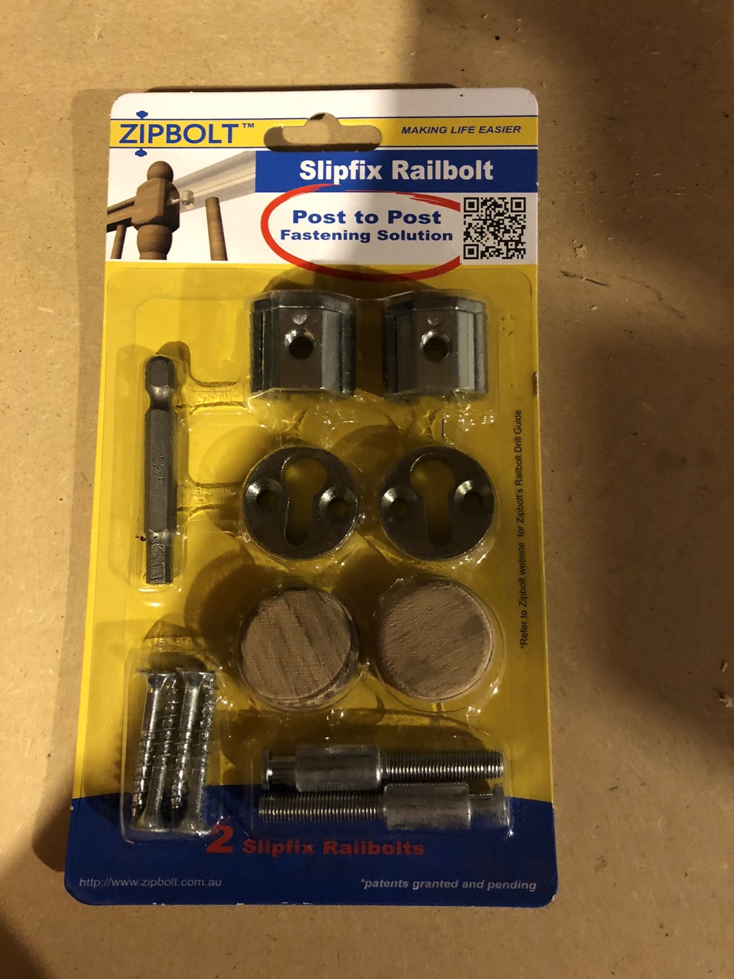 Zip Bolt rail bolt staircase newel handrail
