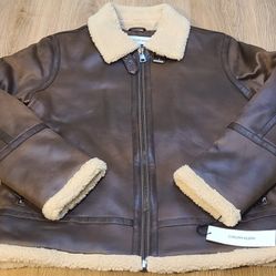 Calvin Klein Faux-Fur Jacket Size M For Men