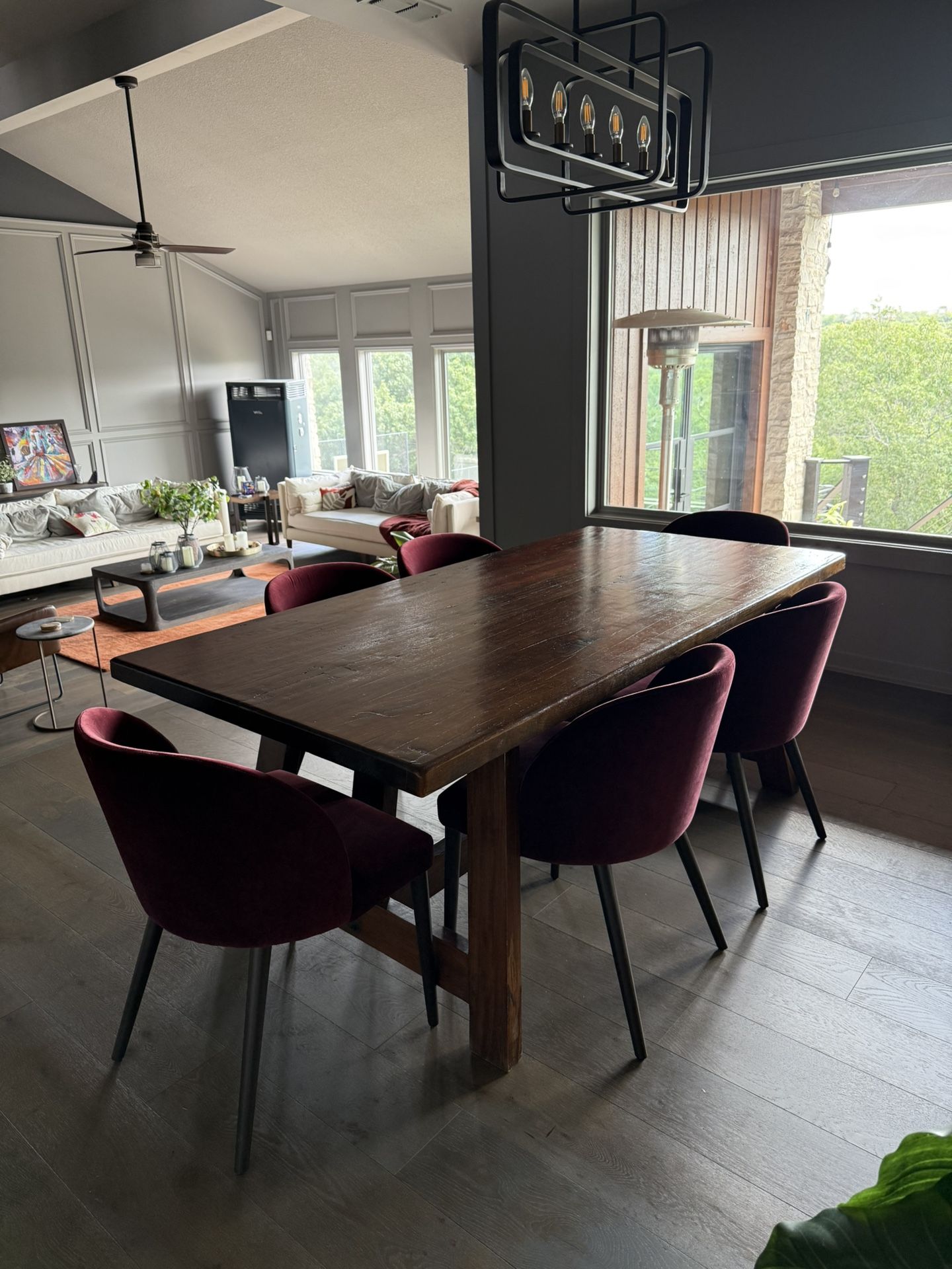 POTTERY BARN FARMHOUSE TABLE With BENCH