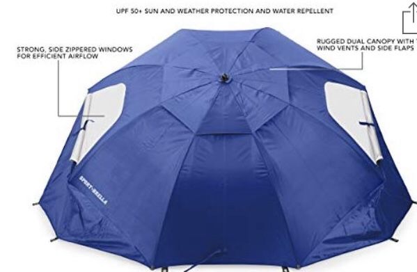 Sports Brella XL Used twice (BLACK NOT BLUE)