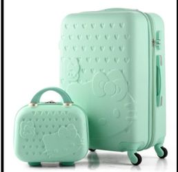 2pcs Hello Kitty 24"&13" Luggage Suitcase