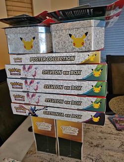 30th anniversary ETB, Tech Sticker, Tins, Poster