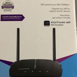 Netgear Dual Band WiFi Router and Netgear High Speed Cable modem