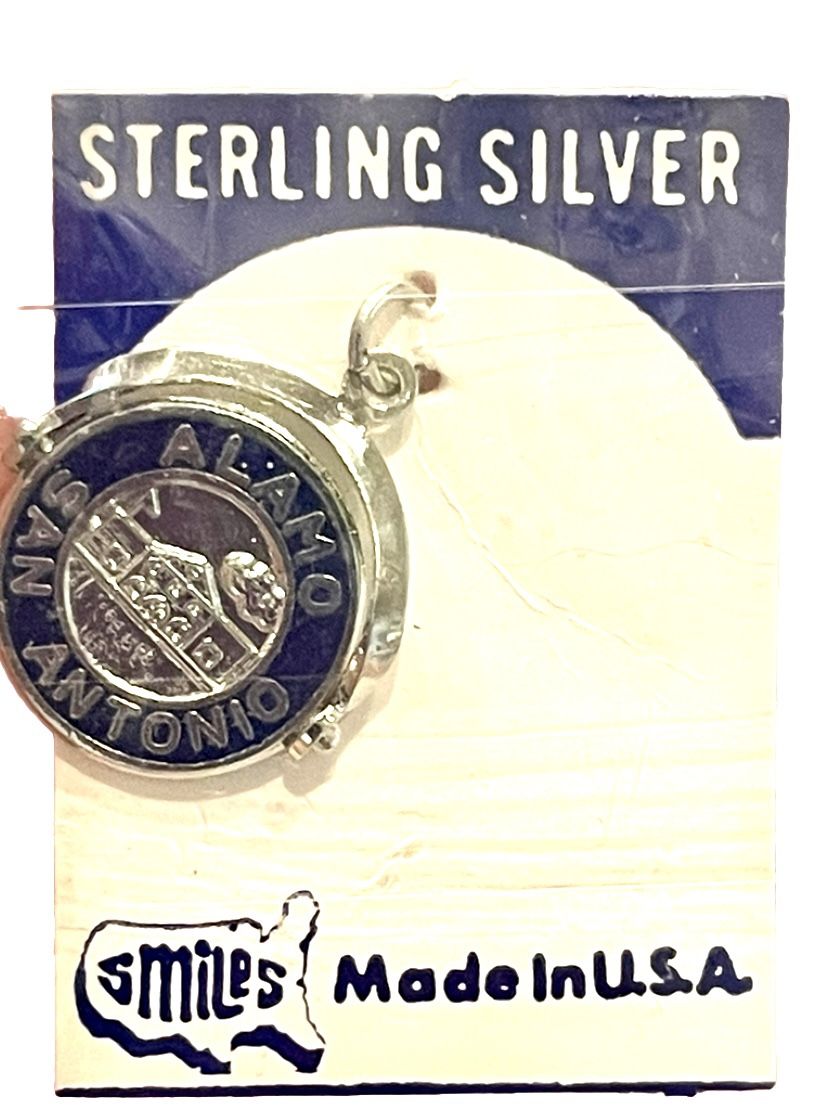 Vintage Sterling Alamo Charm