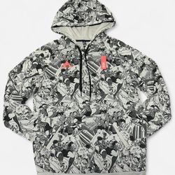 Adidas Captain Tsubasa Hoodie Men's Grey Anime hoodie