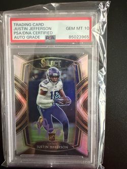 Justin Jefferson autographed select