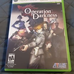 Operation Darkness Xbox 360 Complete Mint