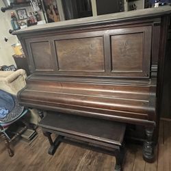 Antique Vose & Sons Cabinet Grand Upright Piano – Original Parts