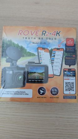 ROVE R2-4K Dash Cam – Brand New, Sealed in Box