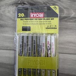 Ryobi All Purpose Jig Saw Blade Set (20-Piece)