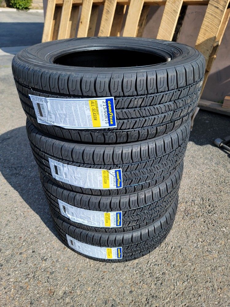 215 60 16 NEW TIRES CAMRY SOLARA AVALON ALTIMA ACCORD ACURA LEXUS KIA MALIBU IMPALA 