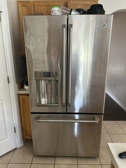 GE Cafe Stainless Steel Fridge