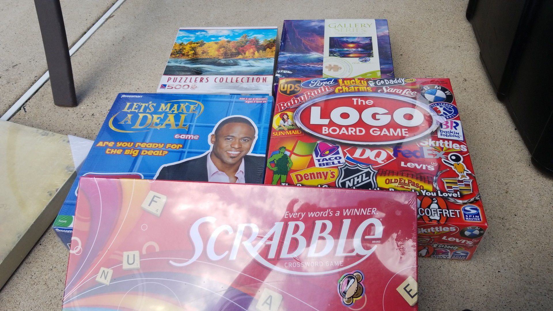 Unopened games and puzzles