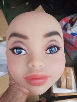 Realistic Silicone Female Face Mask