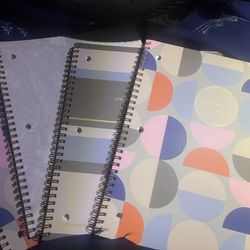 4pcs. Caliber One Subject College Ruled Notebooks (80 Sheets Each)