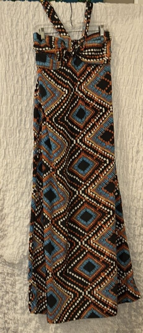 Xhiliration: Bohemian Maxi Dress, Size: Large