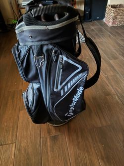 TaylorMade Golf Cart Bag Black Gray